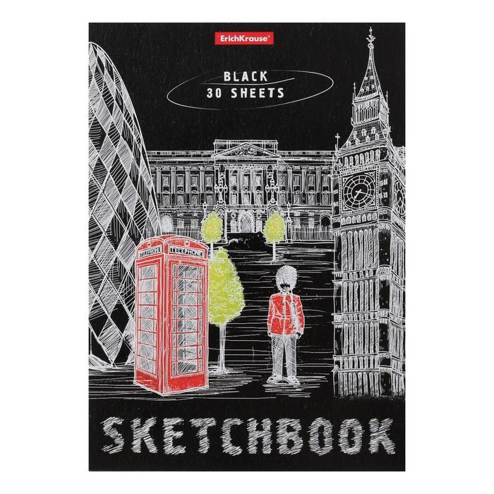 Альбом для эскизов А5, 30 листов на клею Great Britain, обложка мелованный картон, блок чёрная бумага 120 г/м2
Альбом для эскизов А5, 30 листов на клею Great Britain, обложка мелованный картон, блок чёрная бумага 120 г/м2
