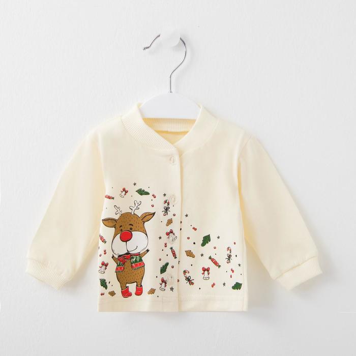 Кофточка детская, цвет экю, рост 74 см
Кофточка детская, цвет экю, рост 74 см