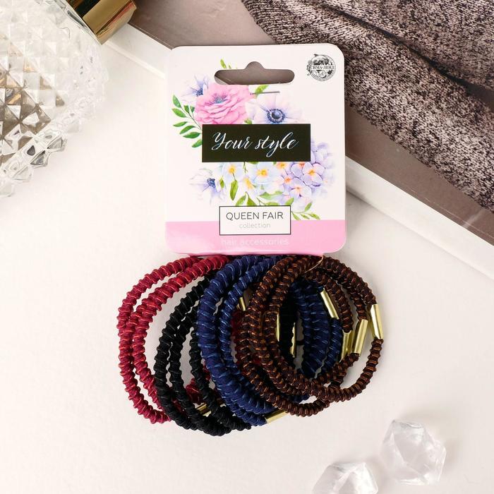 Резинка для волос "Спорт" (набор 12 шт) кольца, 4 см, микс
Резинка для волос "Спорт" (набор 12 шт) кольца, 4 см, микс