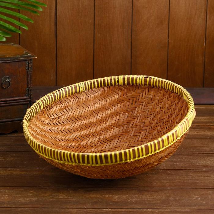 Корзинка бамбук "Бандунг" 35х35х11 см
Корзинка бамбук "Бандунг" 35х35х11 см