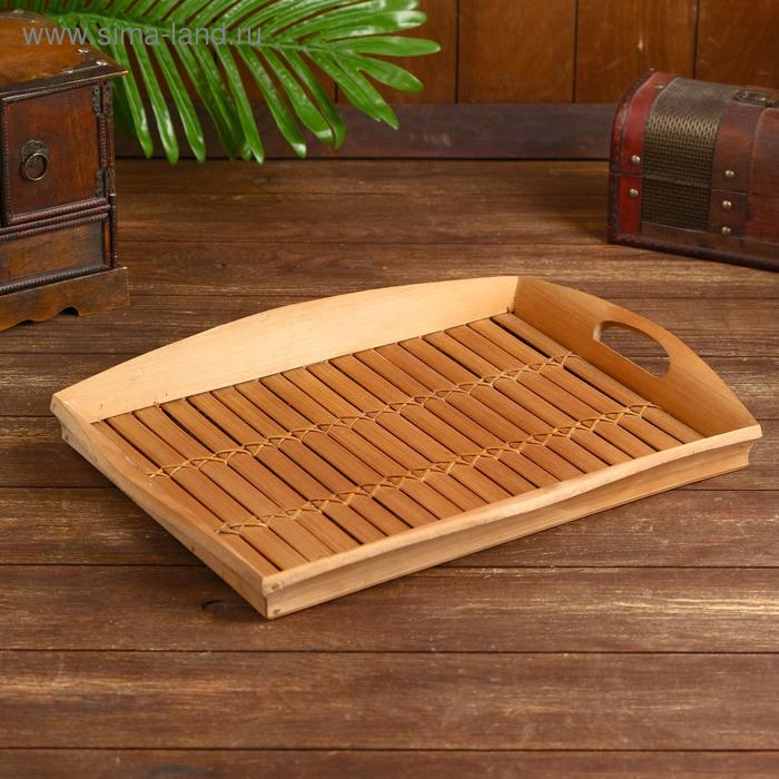 Поднос бамбук "Богор" 43х33х5 см
Поднос бамбук "Богор" 43х33х5 см