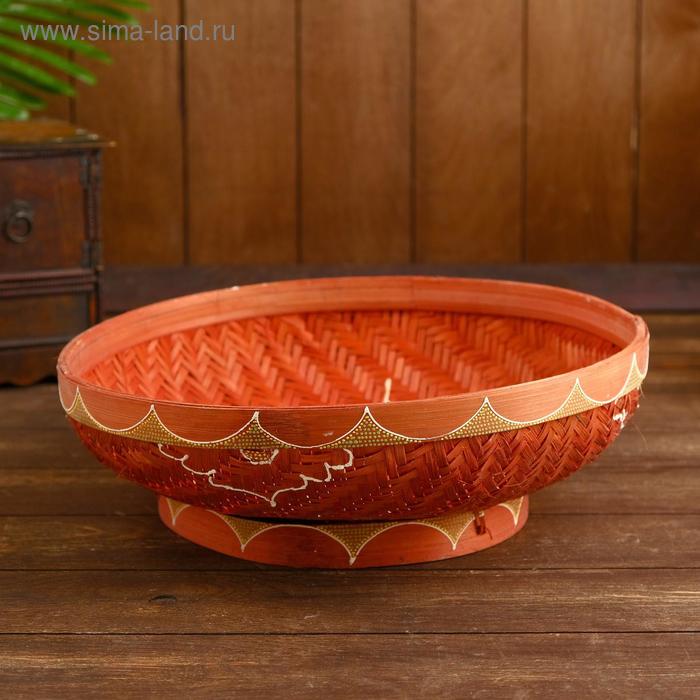 Корзинка плетёная из ротанга "Красный цветок" 35x35х12см
Корзинка плетёная из ротанга "Красный цветок" 35x35х12см