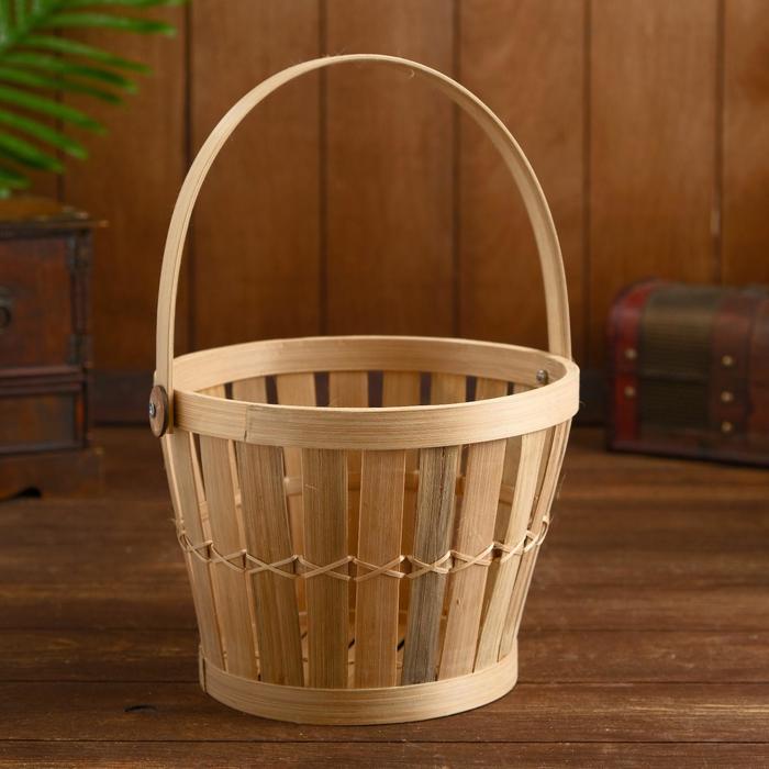 Корзина бамбук "Путра" 22x33x33см 
Корзина бамбук "Путра" 22x33x33см