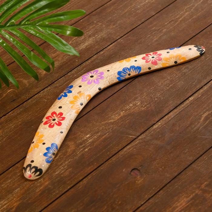 Сувенир из дерева "Бумеранг" бежевый 40х10х1 см
Сувенир из дерева "Бумеранг" бежевый 40х10х1 см