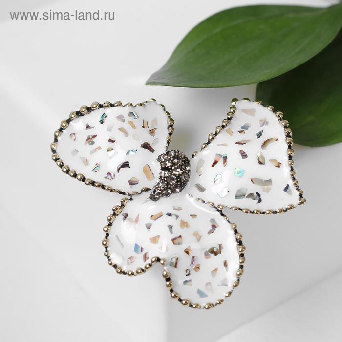 Брошь "Цветок" мозаика, цвет белый в чернёном золоте
Брошь "Цветок" мозаика, цвет белый в чернёном золоте