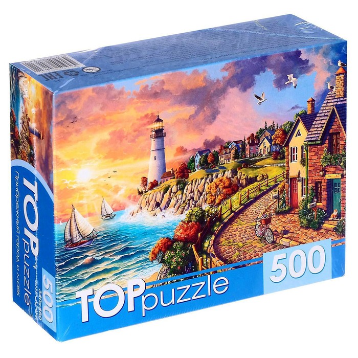 Пазлы «Прибрежный город и маяк», 500 элементов
Пазлы «Прибрежный город и маяк», 500 элементов