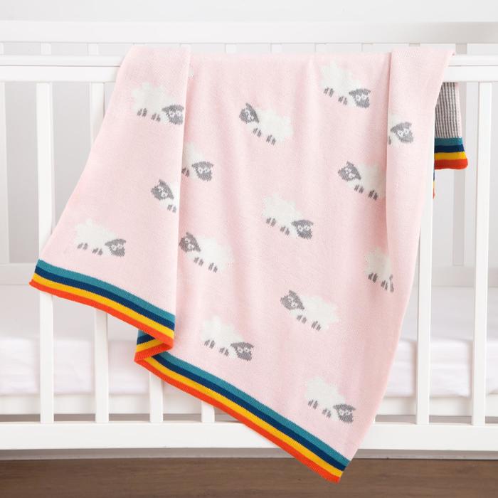 Плед вязаный Крошка Я "Овечки" цв. розовый, 80*100 см, 100% хлопок
Плед вязаный Крошка Я "Овечки" цв. розовый, 80*100 см, 100% хлопок