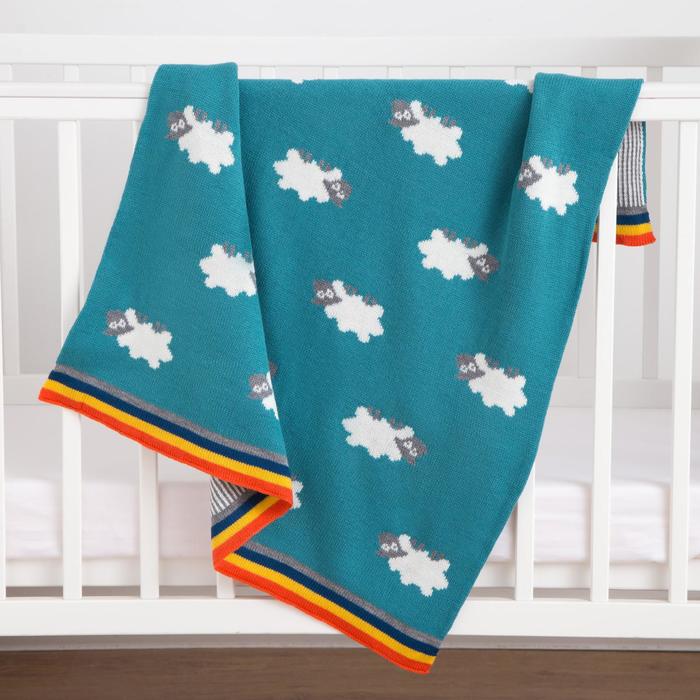 Плед вязаный Крошка Я "Овечки" цв. темно-зеленый, 80*100 см, 100% хлопок
Плед вязаный Крошка Я "Овечки" цв. темно-зеленый, 80*100 см, 100% хлопок