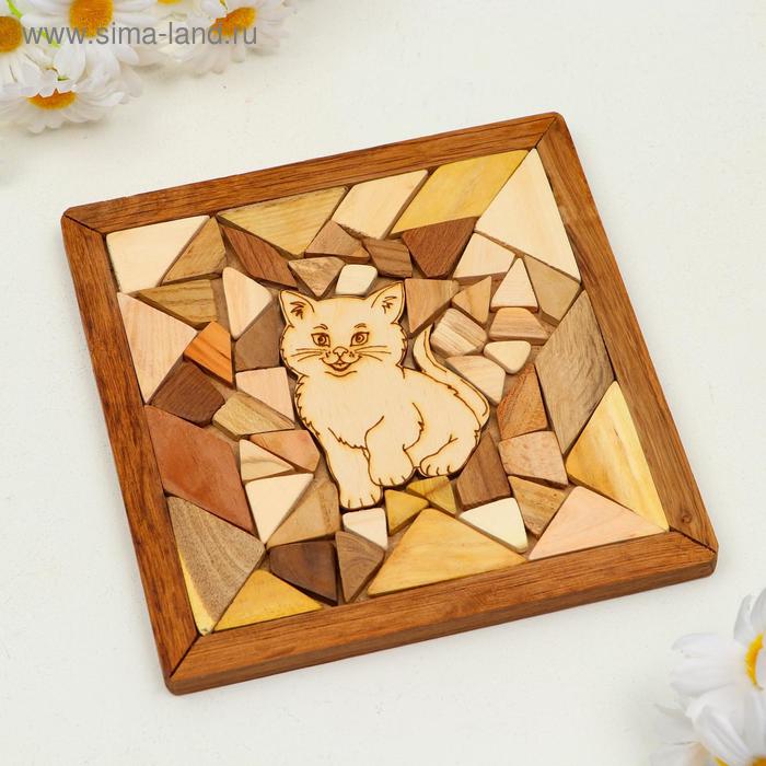 Подставка под горячее "Кошечка", 17х17 см , разные породы дерева
Подставка под горячее "Кошечка", 17х17 см , разные породы дерева