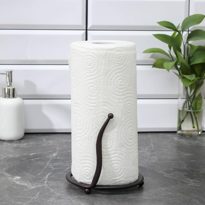 Подставка под бумажные полотенца, 14×14×21,5 см, цвет коричневый
Подставка под бумажные полотенца, 14×14×21,5 см, цвет коричневый