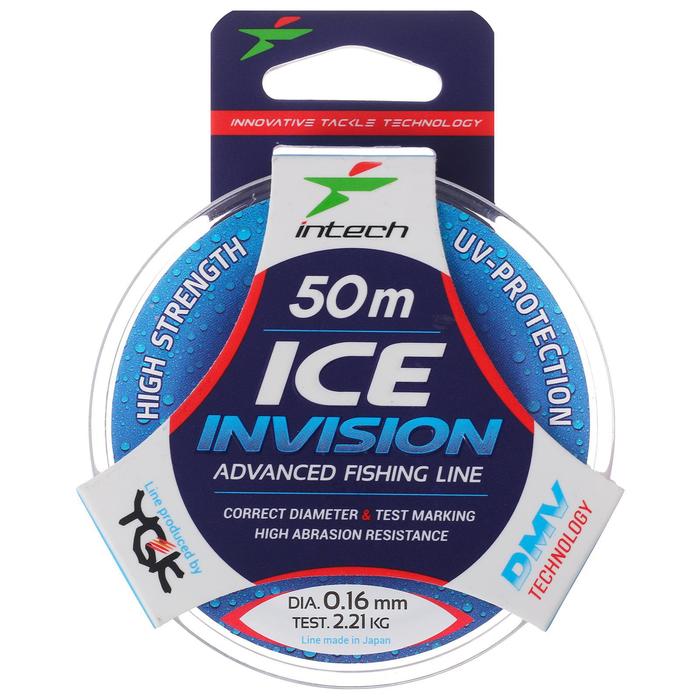 Леска Intech Invision Ice Line 0,16, 50 м
Леска Intech Invision Ice Line 0,16, 50 м