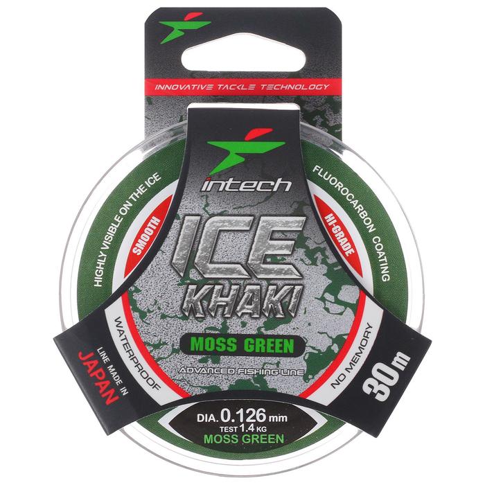 Леска Intech Ice Khaki moss green 0,126, 30 м
Леска Intech Ice Khaki moss green 0,126, 30 м