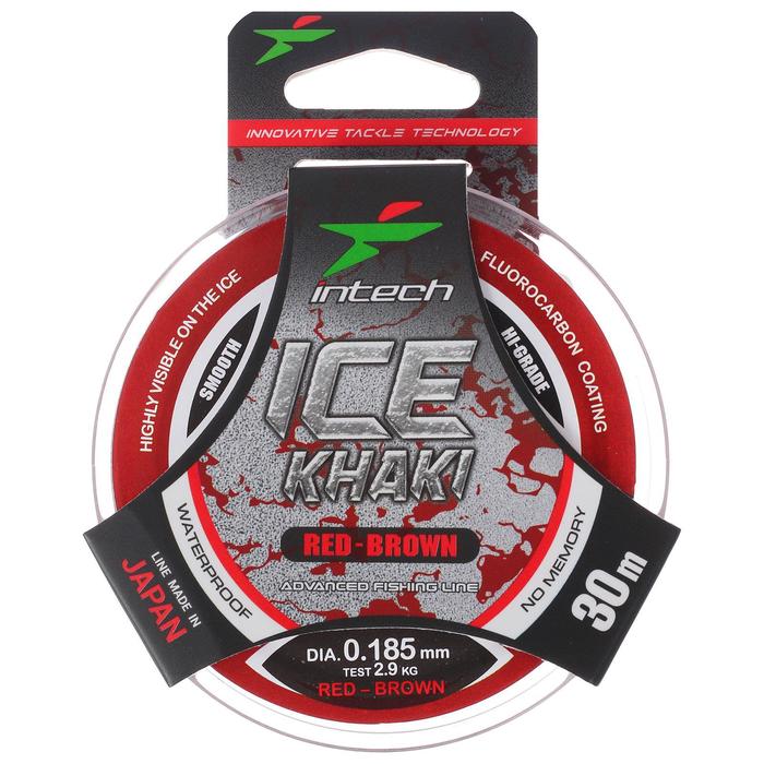 Леска Intech Ice Khaki, цвет красный-коричневый, 0,185, 30 м
Леска Intech Ice Khaki, цвет красный-коричневый, 0,185, 30 м