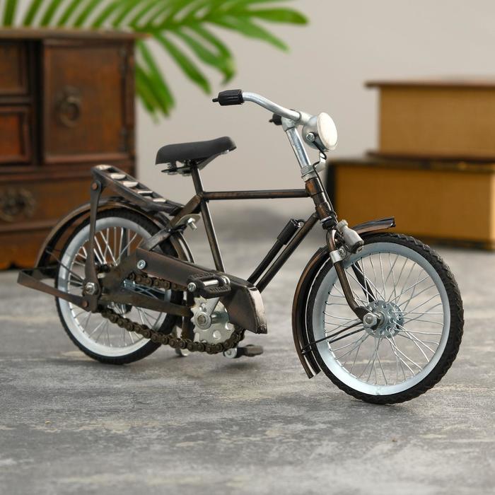 фото Сувенир из нержавеющей стали "велосипед классический" 25х18х9 см