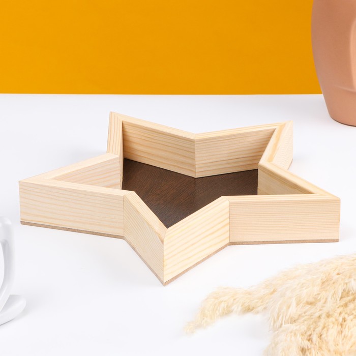 Кашпо деревянное 29×29×4.5 см "Звезда", натуральный Дарим Красиво
Кашпо деревянное 29×29×4.5 см "Звезда", натуральный Дарим Красиво