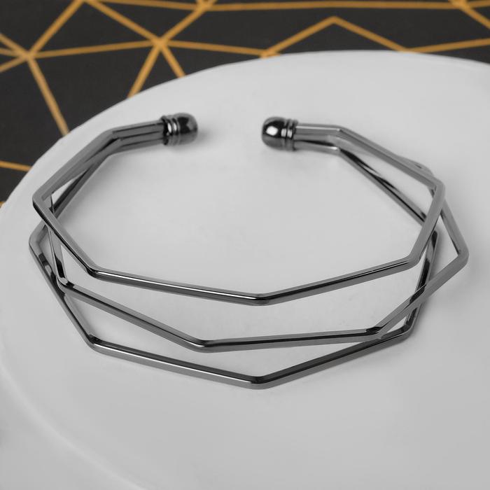 Браслет "Каркас" линии, цвет серый d=7см
Браслет "Каркас" линии, цвет серый d=7см