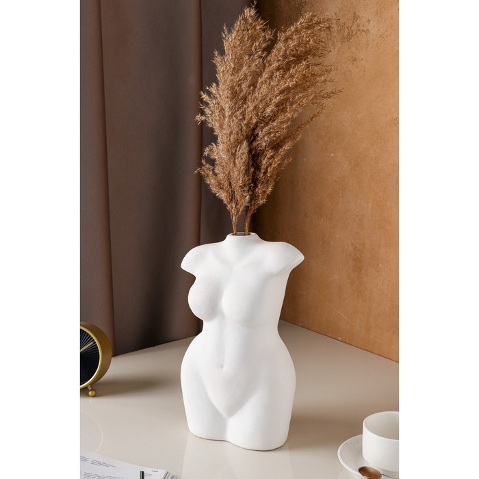 Ваза керамическая "Эталон", настольная, матовая, белая, 30 см
Ваза керамическая "Эталон", настольная, матовая, белая, 30 см