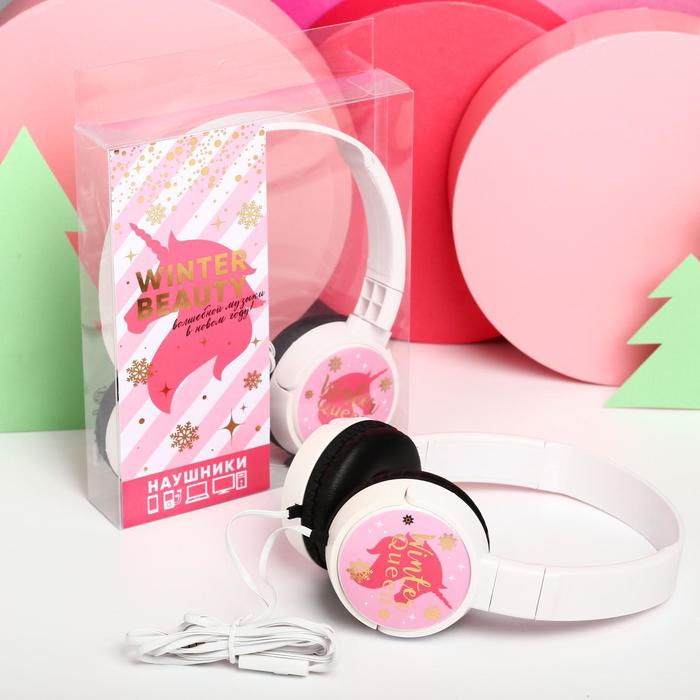 Наушники накладные «Winter beauty», с микрофоном
Наушники накладные «Winter beauty», с микрофоном