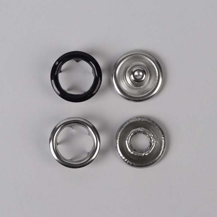 Кнопки рубашечные, d = 9,5 мм, 10 шт, цвет чёрный
Кнопки рубашечные, d = 9,5 мм, 10 шт, цвет чёрный