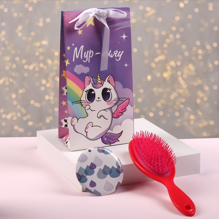 Подарочный набор «Единокот-2», 2 предмета: зеркало, массажная расчёска
Подарочный набор «Единокот-2», 2 предмета: зеркало, массажная расчёска