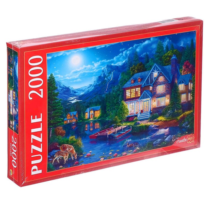 Пазл «Дом у ночного озера», 2000 элементов
Пазл «Дом у ночного озера», 2000 элементов
