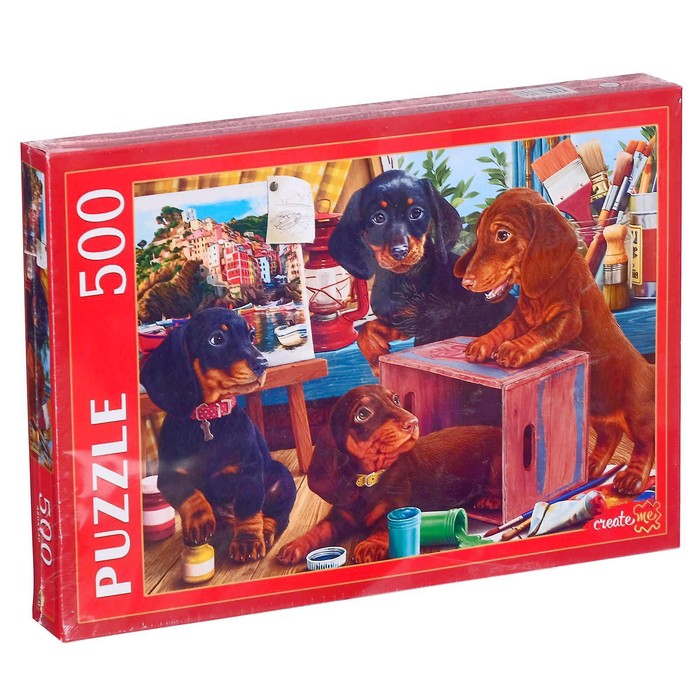 Пазлы «Щенки таксы», 500 элементов
Пазлы «Щенки таксы», 500 элементов