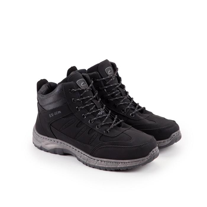 фото Кроссовки мужские, цвет чёрный, размер 43 ex-tim