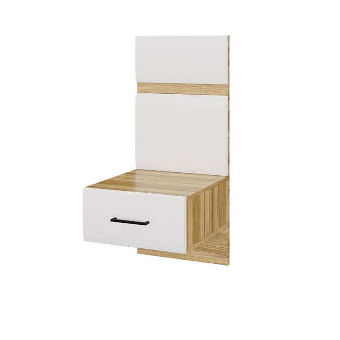 Тумба прикроватная 400х900х440, Дуб золотой/Белый глянец
Тумба прикроватная 400х900х440, Дуб золотой/Белый глянец