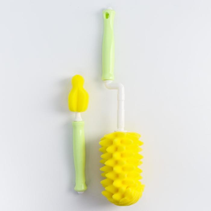 Набор ёршиков по уходу за детскими бутылочками и сосками, цвет МИКС
Набор ёршиков по уходу за детскими бутылочками и сосками, цвет МИКС