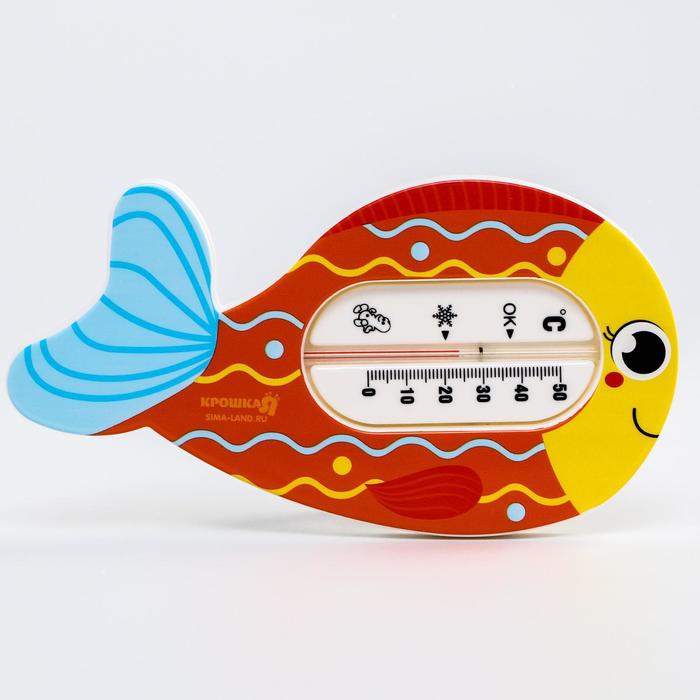 фото Термометр для ванны "рыбка" крошка я