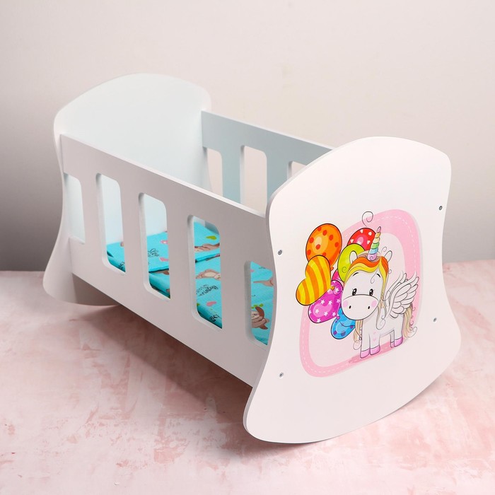 Кукольная Кроватка-Люлька «Пони с шариками»
Кукольная Кроватка-Люлька «Пони с шариками»