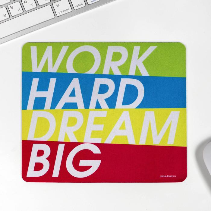 Коврик для мыши Work, 21 х 18 см
Коврик для мыши Work, 21 х 18 см