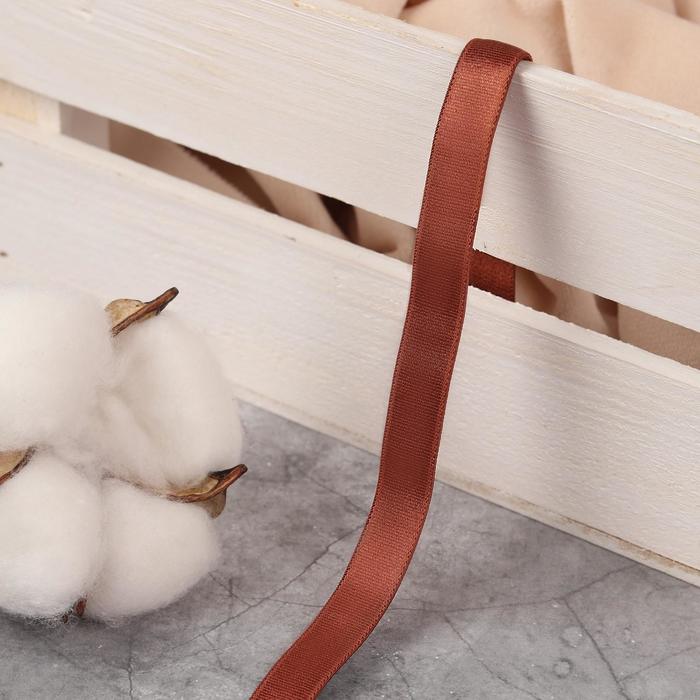 Резинка для бретелей, блестящая, 10 мм, 10 ± 0,5 м, цвет коричневый
Резинка для бретелей, блестящая, 10 мм, 10 ± 0,5 м, цвет коричневый