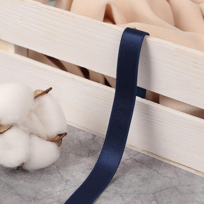 Резинка для бретелей, блестящая, 15 мм, 10 ± 0,5 м, цвет тёмно-синий
Резинка для бретелей, блестящая, 15 мм, 10 ± 0,5 м, цвет тёмно-синий