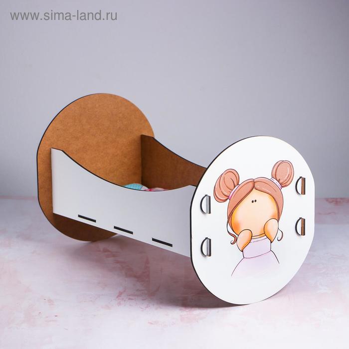 Кроватка для кукол до 32 см «Тая» серия «Облака»
Кроватка для кукол до 32 см «Тая» серия «Облака»