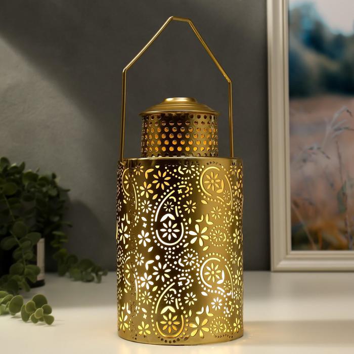 Ночник "Узоры" LED от батареек 3хАА золото 12х12х23 см
Ночник "Узоры" LED от батареек 3хАА золото 12х12х23 см