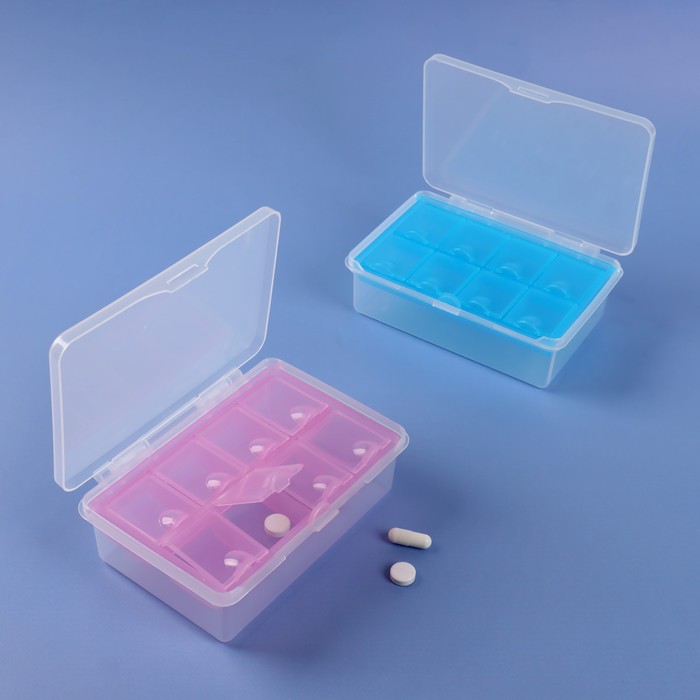 Таблетница, 9 секций, цвет МИКС
Таблетница, 9 секций, цвет МИКС