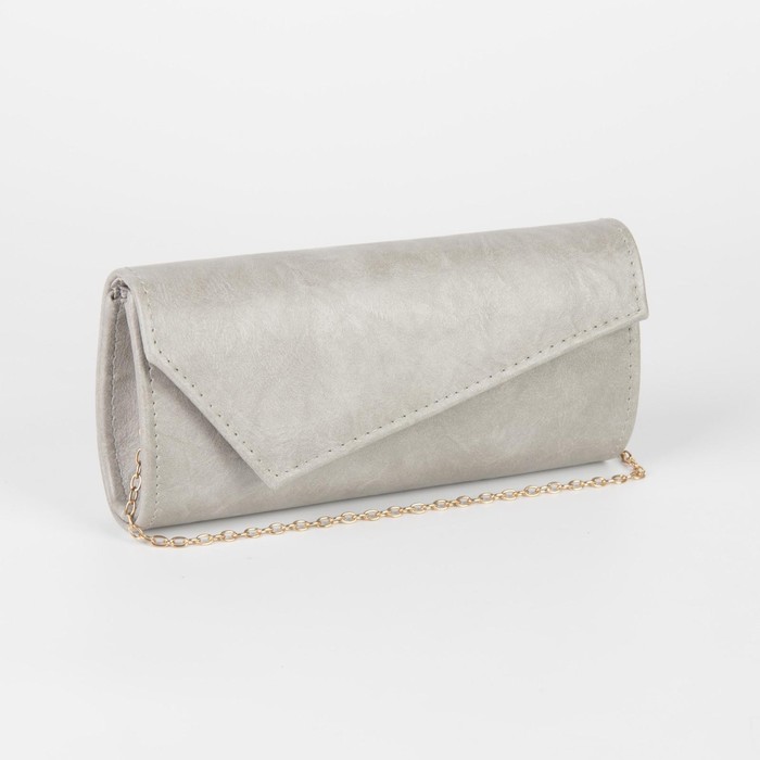 Сумка женская, отдел на клапане, длинная цепь, цвет серый
Сумка женская, отдел на клапане, длинная цепь, цвет серый