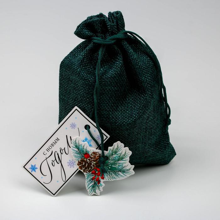 Мешок подарочный «С Новым годом», 13 × 18 см
Мешок подарочный «С Новым годом», 13 × 18 см