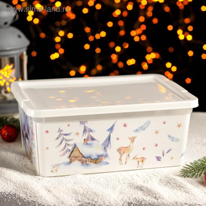 Контейнер для хранения «Акварель», 3,5 л, цвет белый
Контейнер для хранения «Акварель», 3,5 л, цвет белый