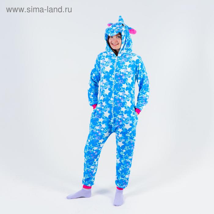 Кигуруми «Единорог», звёздочки на голубом, р. 44-46, рост 164-170 см
Кигуруми «Единорог», звёздочки на голубом, р. 44-46, рост 164-170 см