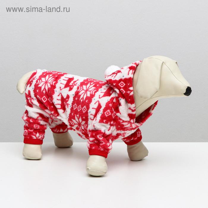 Комбинезон "Олени" с капюшоном, размер M (ДС 30 см, ОГ 40 см, ОШ 30 см), красный
Комбинезон "Олени" с капюшоном, размер M (ДС 30 см, ОГ 40 см, ОШ 30 см), красный