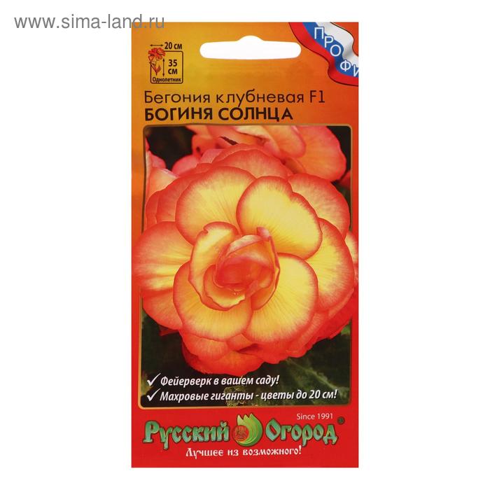 Семена цветов Бегония клубневая "Богиня Солнца", F1, 5 шт
Семена цветов Бегония клубневая "Богиня Солнца", F1, 5 шт