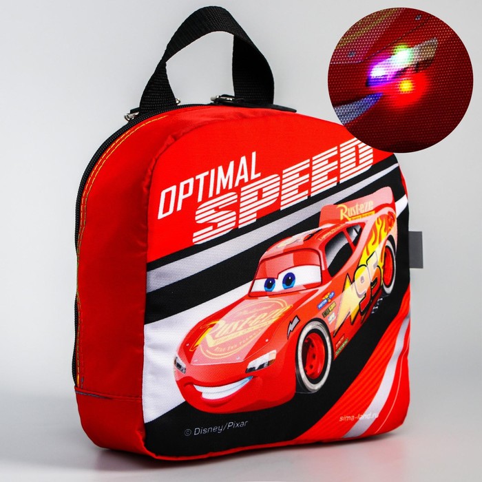 Рюкзак детский, с мигающим элементом, отдел на молнии, «Тачки», Disney
Рюкзак детский, с мигающим элементом, отдел на молнии, «Тачки», Disney