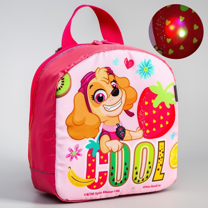 Рюкзак детский, с мигающим элементом, отдел на молнии 
Рюкзак детский, с мигающим элементом, отдел на молнии