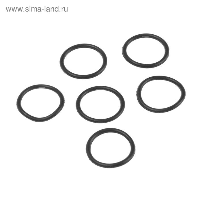 фото Кольцо уплотнительное "стм" srsrcf20-06, d=20 мм, для обжимных фитингов, резина, 6 шт.