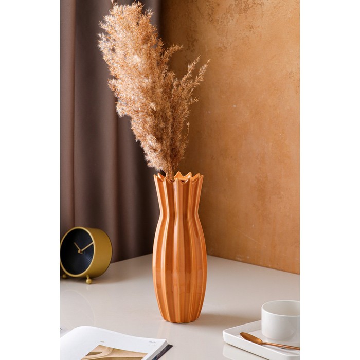 Ваза керамическая "Лина", настольная, бежевая, 28 см
Ваза керамическая "Лина", настольная, бежевая, 28 см