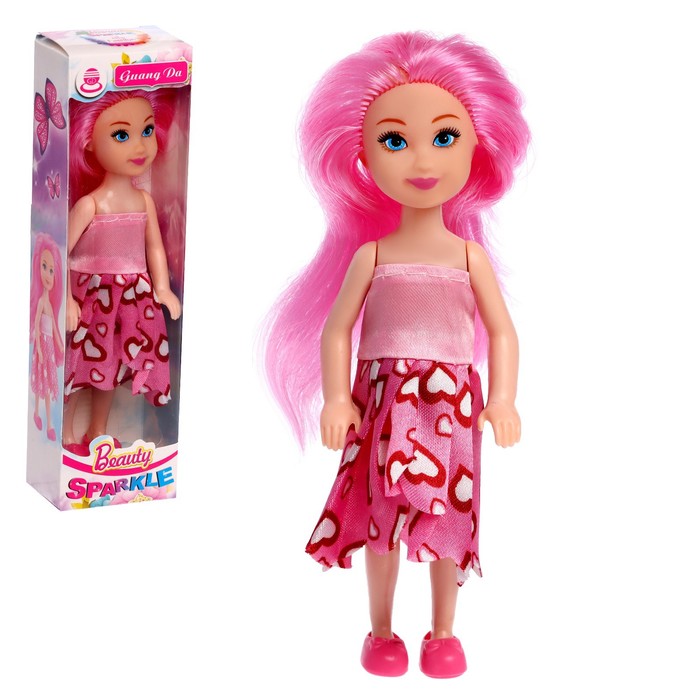 Кукла модная «Даша» в платье, МИКС
Кукла модная «Даша» в платье, МИКС