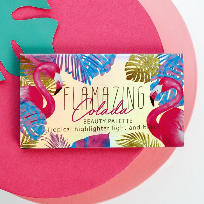 Палетка для невероятного макияжа Flamazing!: румяна и хайлайтер
Палетка для невероятного макияжа Flamazing!: румяна и хайлайтер