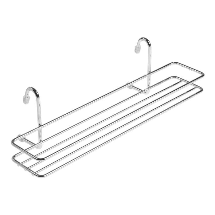 Полка для специй короткая, Д358 Ш120 В100, цвет хром
Полка для специй короткая, Д358 Ш120 В100, цвет хром